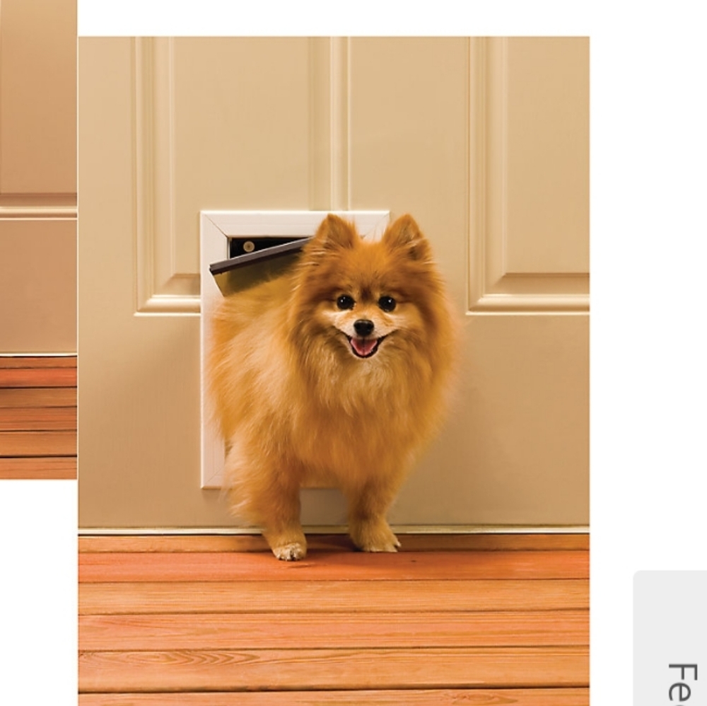 PetSafe SMALL 1-15lbs Freedom Aluminum Pet Door with Flap Opening